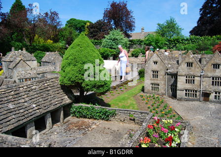 The Model Village, Rissington Road, Bourton-on-the-Water, Cotswolds, Gloucestershire, England, United Kingdom Stock Photo