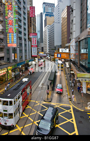 Stanley Street Hong Kong Stock Photo