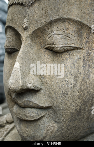 Face of a statue Stock Photo