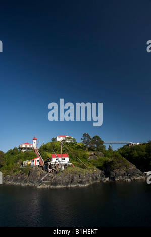 Nootka Island Friendly Cove Captain Cook landed here in 1778 and claimed the island under England s flag Stock Photo