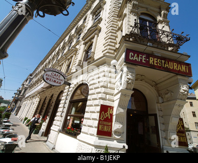 Cafe Weimar, Austria, Vienna Stock Photo