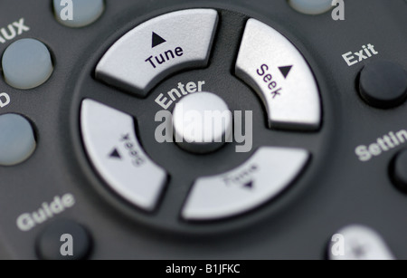 enter button and four way compensator remote control Stock Photo