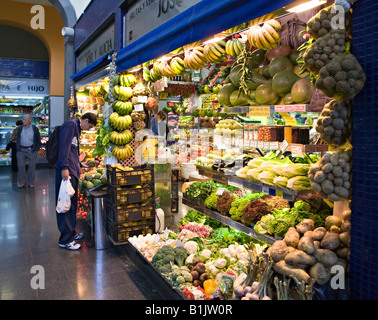 The Mercado de Vegueta indoor market Las Palmas Gran Canaria Spain