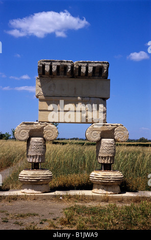 temple of artemis, metaponto, province of matera, basilicata, italy Stock Photo