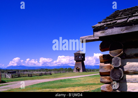 Historic Buildings in Heritage Town of Fort Steele British Columbia Canada Stock Photo
