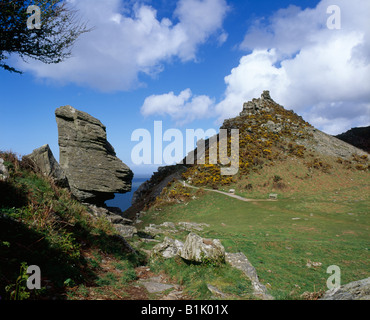 The Valley of the Rocks at Lynton in Exmoor National Park, North Devon, England. Stock Photo