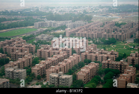 New Delhi Gurgaon Flats apartments condominiums in India Stock Photo