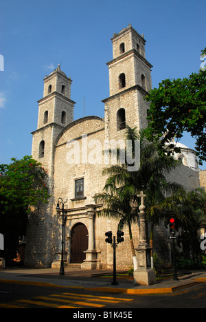 Church of Jesus, Merida, Yucatan State, Mexico Stock Photo