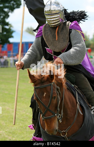 Knight on Horseback Stock Photo