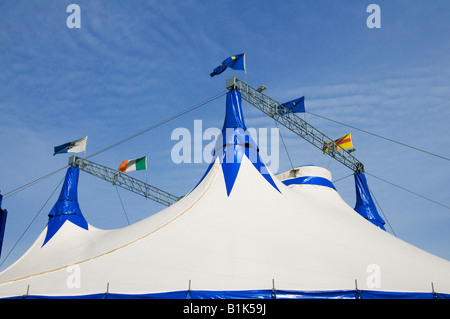 A circus tent near Dublin Ireland Stock Photo