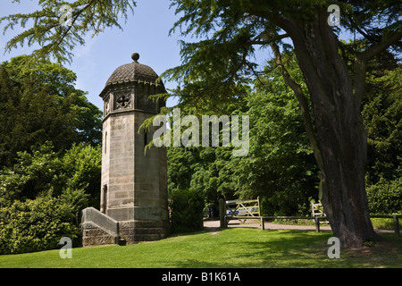 The 'Pepperpot', Ilam Hall, Ilam Country Park, Peak District National Park, Staffordshire, England, UK Stock Photo