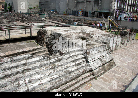 The Remains of Tenochtitlan, Ancient City of the Aztecs, Zocalo Square ...