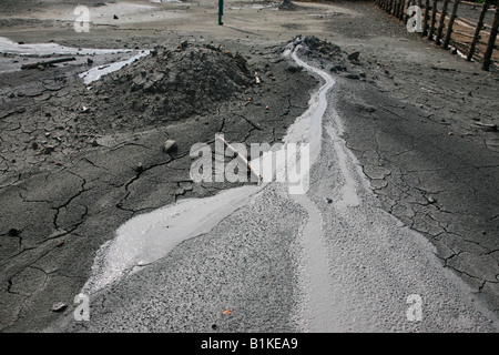 Mud Volcano site at Baratang Island,Andaman,India Stock Photo