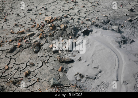 Mud Volcano site at Baratang Island,Andaman,India Stock Photo