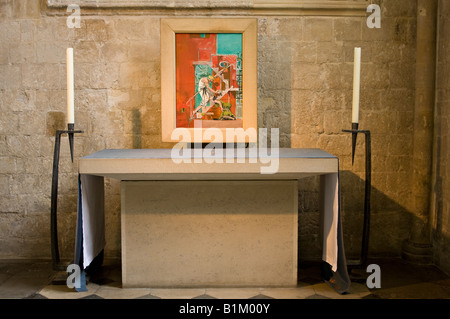Graham Sutherland's painting 'Noli Me Tangere' (Touch Me Not) in the Chapel of St Mary Magdalene, Chichester Cathedral, UK Stock Photo