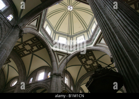 The Interior of the Metropolitan Cathedral, Zocalo Square, Plaza de la Constitucion, Mexico City, Mexico Stock Photo