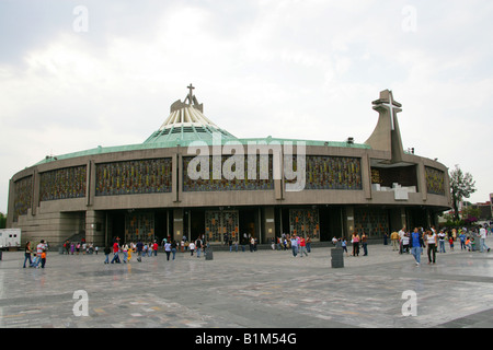 The New Basilica de Guadalupe Mexico City Mexico Stock Photo