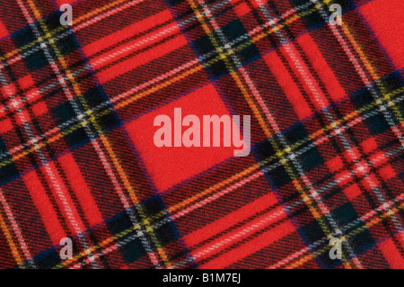 royal stewart tartan cloth background Stock Photo