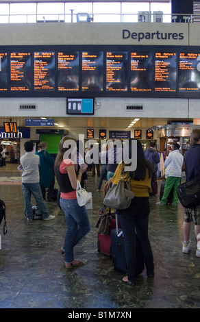 Euston Mainline Railway Station - London Stock Photo