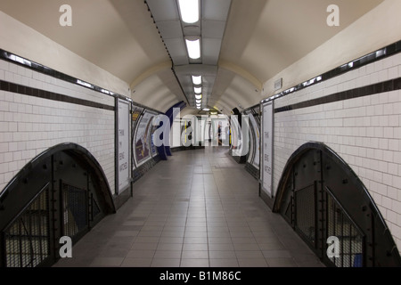 Camden Town Underground Station - Northern Line - London (Post-upgrade June 2008) Stock Photo