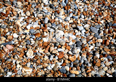 Pebbles on beach Stock Photo