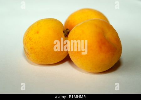 Organic Apricots Stock Photo