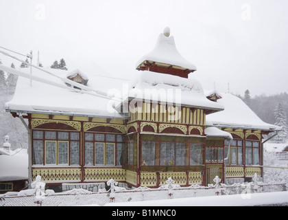 Traditional House Busteni Romania Stock Photo