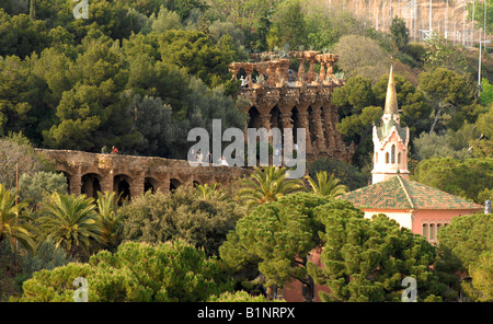 Park Guell, Barcelona, Spain Stock Photo