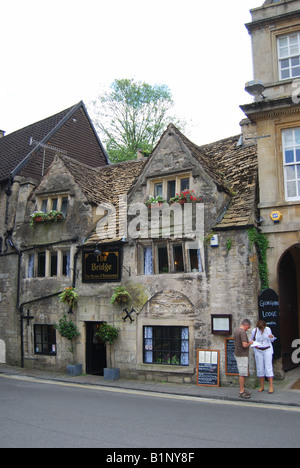 The Bridge Tea Rooms and Restaurant, Bridge Street, Bradford-on-Avon, Wiltshire, England, United Kingdom Stock Photo