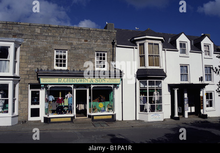 Shop in Hugh Town St Marys Isles of Scilly Cornwall UK Stock Photo