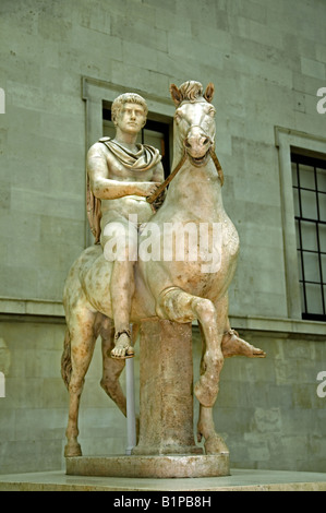 british museum roman statue statue on horse Stock Photo - Alamy