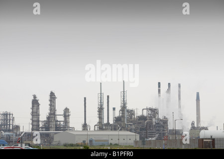 A petro chemical plant on Teeside UK Stock Photo