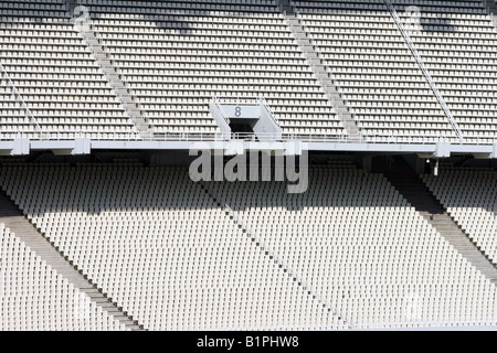 athens olympic stadium detail from gate eight and seats tiers Stock Photo