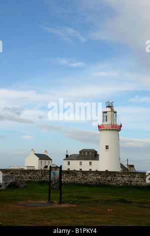 Lighthouse at the loophead. County Clare, Ireland. Stock Photo