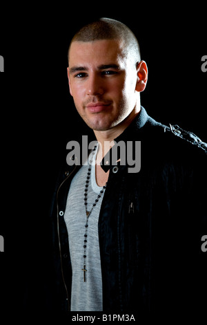 Good looking young man early twenties. Stock Photo
