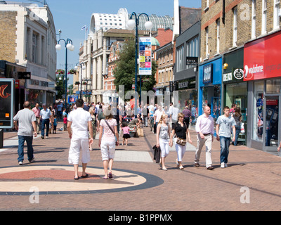 Kingston Town Centre, Surrey, England Stock Photo