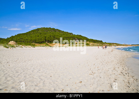 Binigaus Beach Menorca Minorca Stock Photo