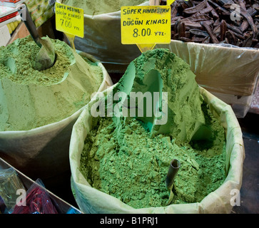 Turkish powdered tea in shop Stock Photo - Alamy