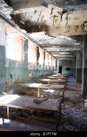 Abandoned prison of Carabanchel MADRID Spain Stock Photo