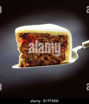 slice of cake on a cake slice Stock Photo