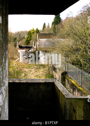 St. Peter's Seminary, Cardross, Scotland. Opened in 1966 the grade A listed building has been derelict since the late 80s Stock Photo