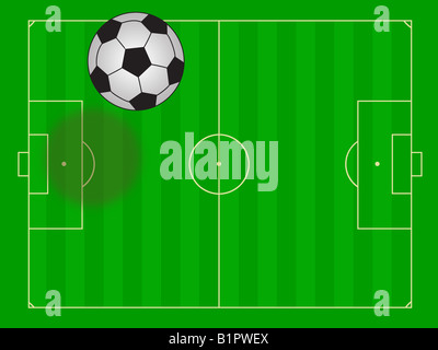 Football stadium, illustration Stock Photo - Alamy