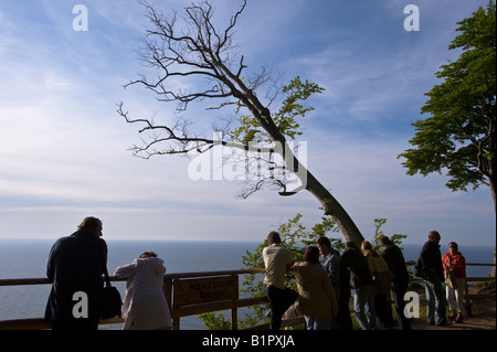 Wolin National Park overlooking Baltic Sea Poland Stock Photo