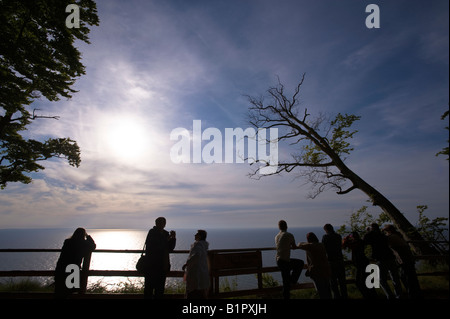 Wolin National Park overlooking Baltic Sea Poland Stock Photo