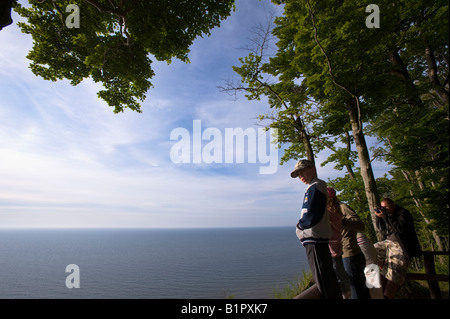 Wolin National Park overlooking Baltic Sea Poland Stock Photo