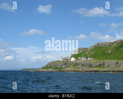 Little Cumbrae lighthouse, North Ayrshire, in the Firth of Clyde, Scotland