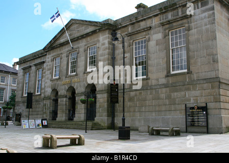 shire hall bodmin town centre cornwall west country england uk gb Stock Photo