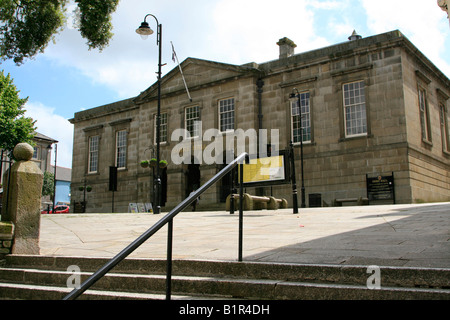 shire hall bodmin town centre high street cornwall west country england uk gb Stock Photo