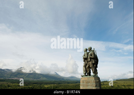 Commando Memorial, Highlands, Scotland Stock Photo