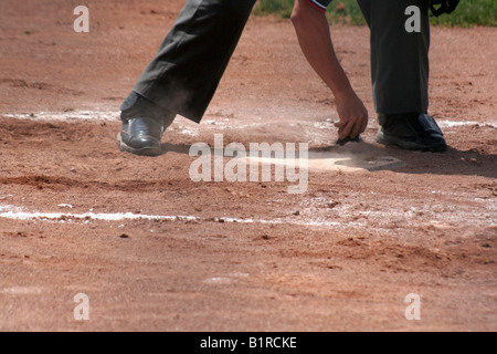 Dusting off the Plate Stock Photo